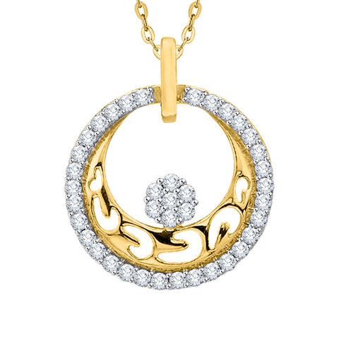 KATARINA Diamond Fashion Pendant Necklace (3/4 cttw)