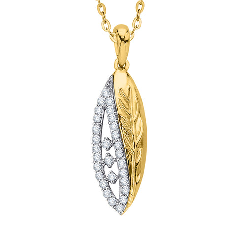 KATARINA Diamond Fashion Pendant Necklace (1/3 cttw)