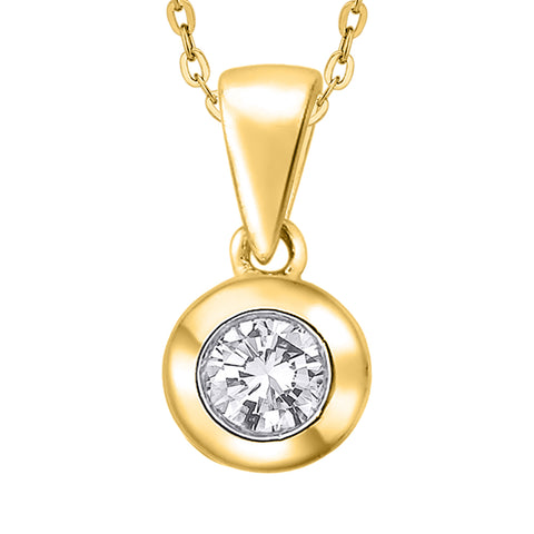 KATARINA Diamond Fashion Pendant Necklace (1/6 cttw)
