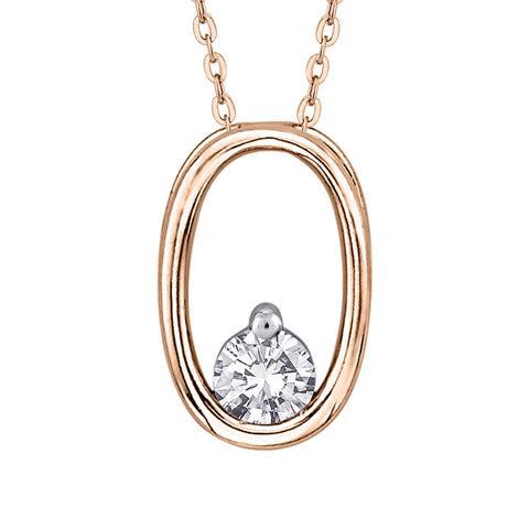 KATARINA Diamond Fashion Pendant Necklace (1/2 cttw)