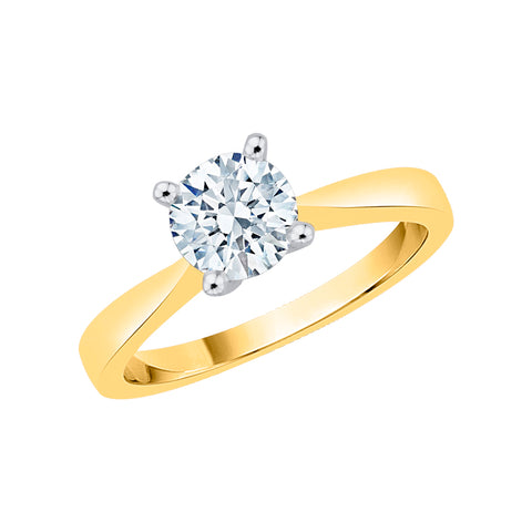 KATARINA 1 cttw Diamond Solitaire Ring