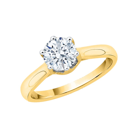 KATARINA 1 cttw Diamond Solitaire Ring