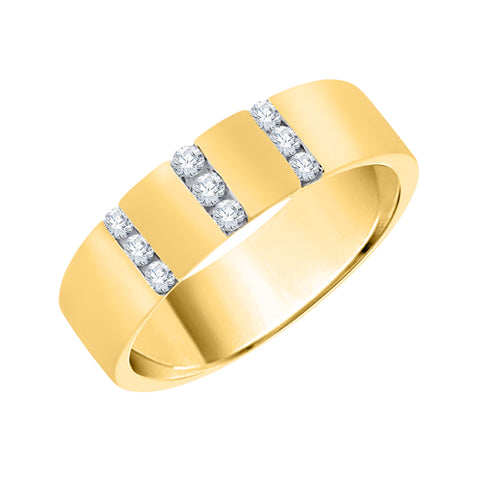 KATARINA 1/4 cttw Diamond Wedding Band