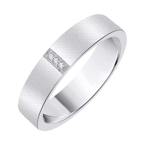 KATARINA Diamond Accent Wedding Band
