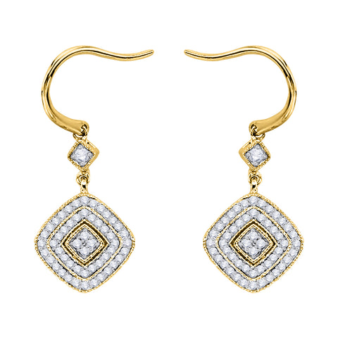 KATARINA 3/8 cttw Diamond Dangle Earrings
