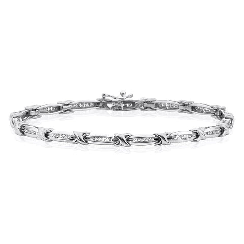 KATARINA (JK I1-I2) 1/2 cttw Diamond Link Bracelet