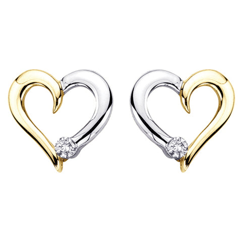 KATARINA Diamond Heart Jewelry Set (1/5 cttw)