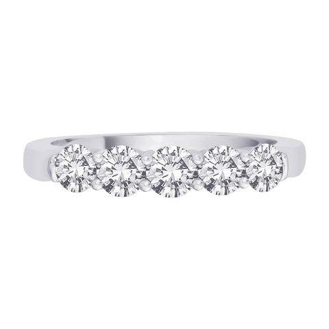 KATARINA 5 Stone Classic Diamond Ring (1 cttw GH, I1/I2)