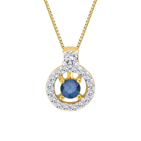 KATARINA Diamond Fashion Pendant Necklace (1/4 cttw GH, I2/I3)