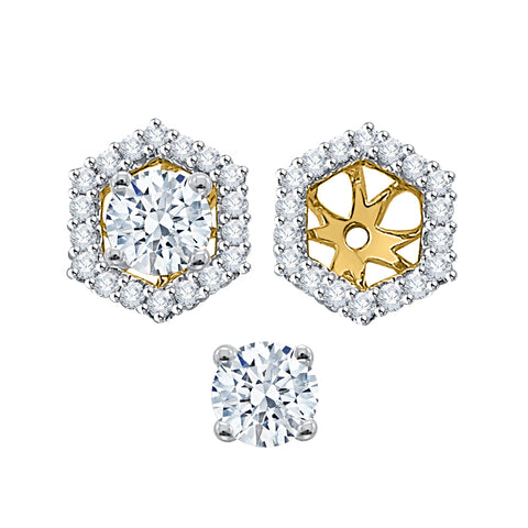 KATARINA Diamond Earring Jackets (1/4 cttw)