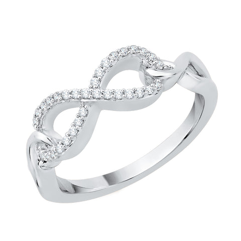 KATARINA Infinity Diamond Ring (1/8 cttw)