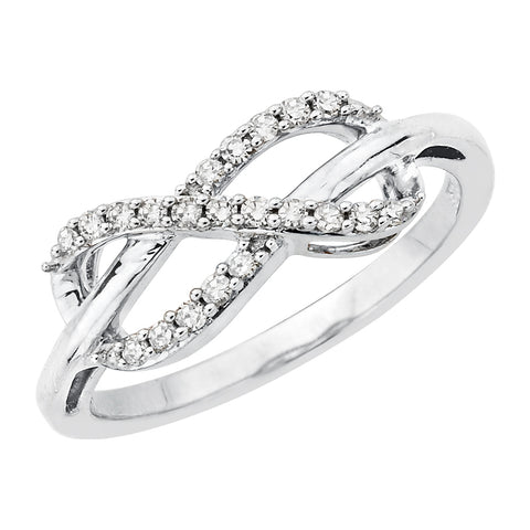KATARINA Infinity Diamond Ring (1/5 cttw, JK, I1-I2)