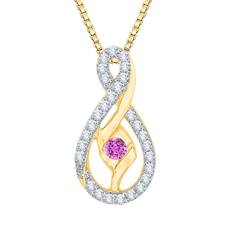 KATARINA Diamond Fashion Pendant Necklace (1/4 cttw JK, I1/I2)