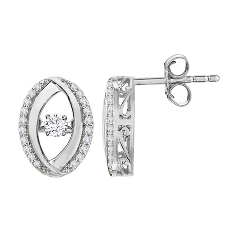 KATARINA 3/8 cttw Diamond Fashion Earrings GH-I2-I3