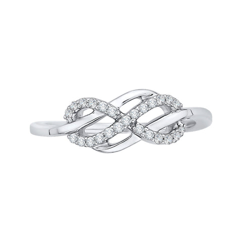 KATARINA Infinity Diamond Ring (1/8 cttw JK, SI2/I1)