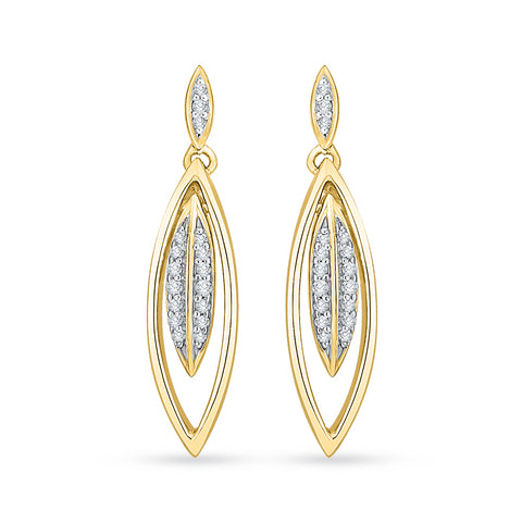 KATARINA Diamond Dangle Earrings (1/3 cttw)