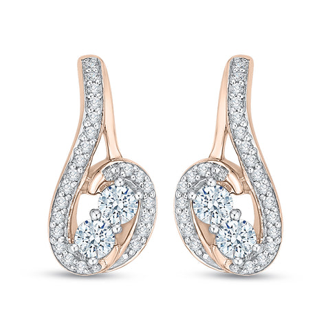 KATARINA Diamond Fashion Earrings (1/2 cttw)