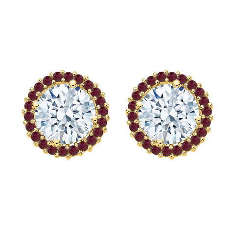 KATARINA 5/8 cttw Natural Gemstones Earring Jackets