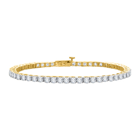 KATARINA 1 cttw Prong Set Lab Grown Diamond Tennis Bracelet in 14k Gold