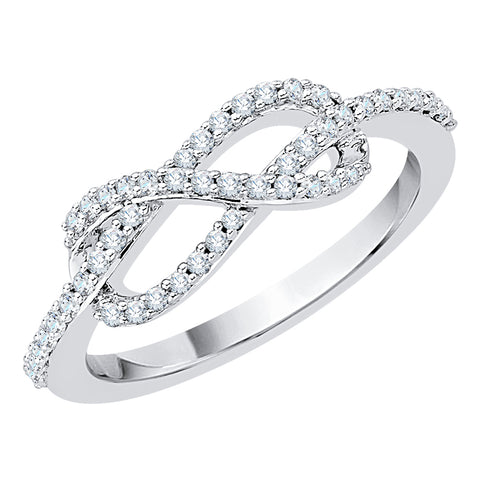 KATARINA Diamond Infiniy Fashion Ring (1/4 cttw)