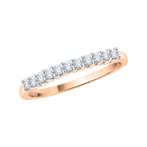 KATARINA Prong set Diamond Anniversary Ring (1/5 cttw)