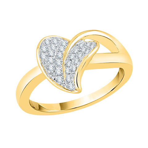 KATARINA Diamond Pave Set Heart Ring (1/6 cttw, J-K, SI2-I1)