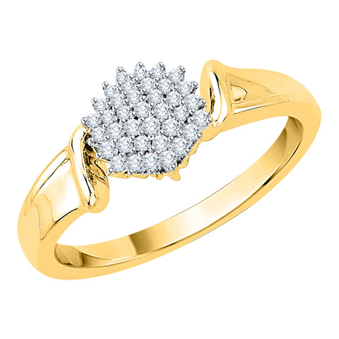 KATARINA Diamond Cluster Cocktail Ring (1/6 cttw, J-K, SI2-I1)