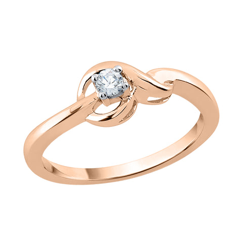 KATARINA Diamond Bypass Curved Promise Ring (1/10 cttw, J-K, SI2-I1)