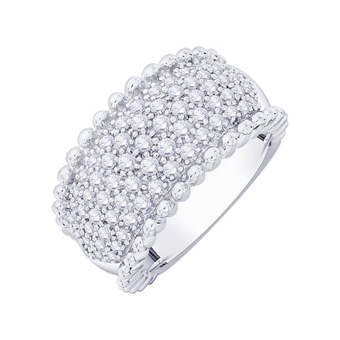 KATARINA Pave Set Diamond Fashion Ring (1 cttw)
