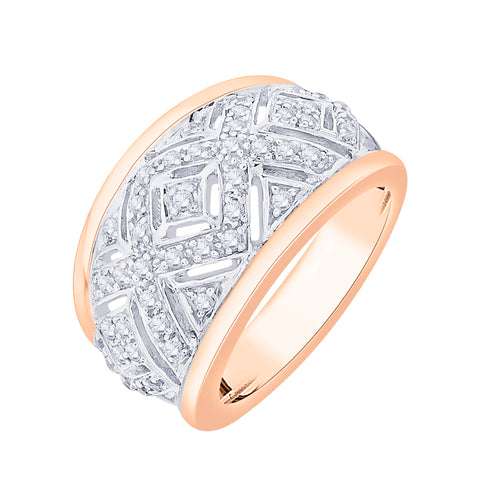 KATARINA Filigree Prong Set Diamond Fashion Ring (1/2 cttw)