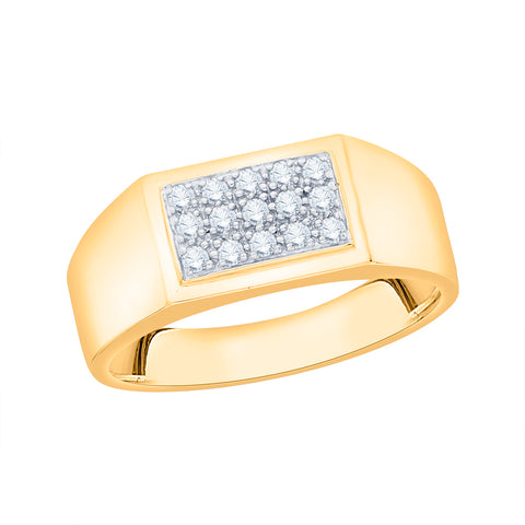 KATARINA Diamond Fashion Men's Ring (1/4 cttw)