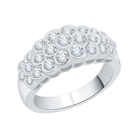 KATARINA 1 cttw Diamond Anniversary Ring
