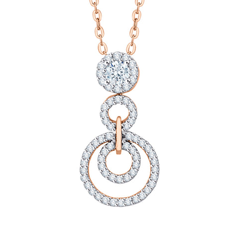 KATARINA Diamond Fashion Pendant Necklace (1/3 cttw)