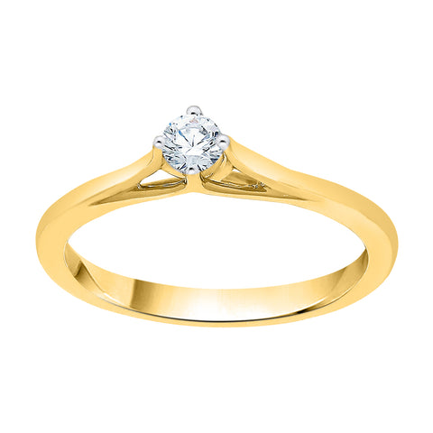KATARINA 1/6 cttw Diamond Solitaire Engagement Ring