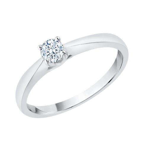 KATARINA 1/6 cttw Diamond Solitaire Promise Ring