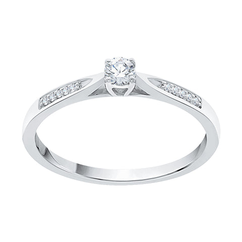 KATARINA 1/6 cttw Prong Set Diamond Promise Ring