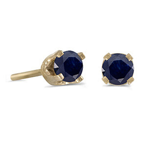 KATARINA Prong Set 3 MM Sapphire Earring Studs