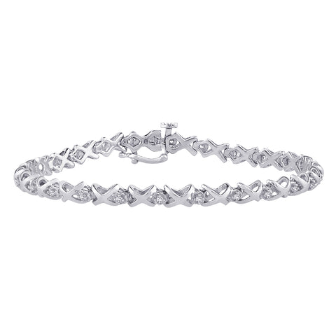 KATARINA 1/4 cttw Diamond Tennis Bracelet