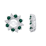 14K White Gold~Emerald