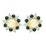 14K Yellow Gold~Emerald