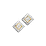 14K White and Yellow Gold