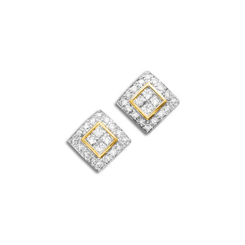 KATARINA Princess Cut Diamond Jewelry Set