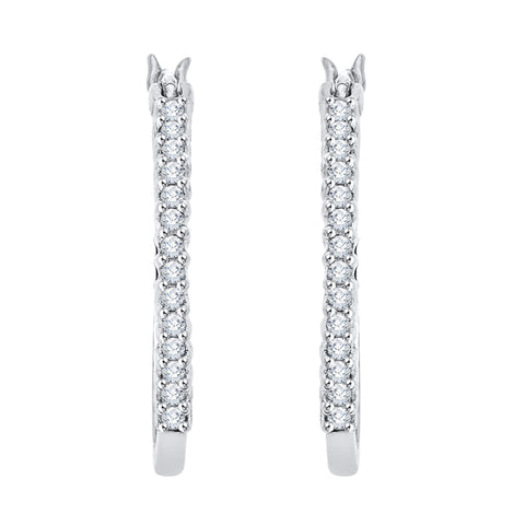 KATARINA Diamond Hoop Earrings (1/6 cttw)