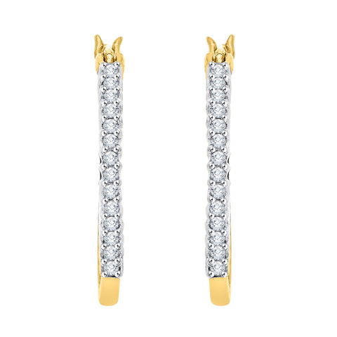 KATARINA Diamond Hoop Earrings (1/6 cttw)