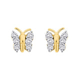 14K Yellow Gold~White Diamond, 10K Yellow Gold~White Diamond