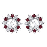 14K White Gold~Ruby