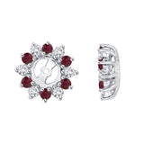 14K White Gold~Ruby