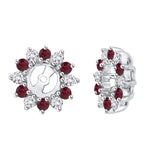 14K White Gold~Ruby