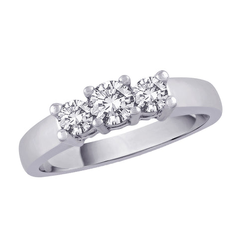 KATARINA 3 Diamond Anniversary Ring (1 1/2 cttw, GH, SI2-I1)