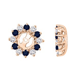 14K Rose Gold~Blue Sapphire